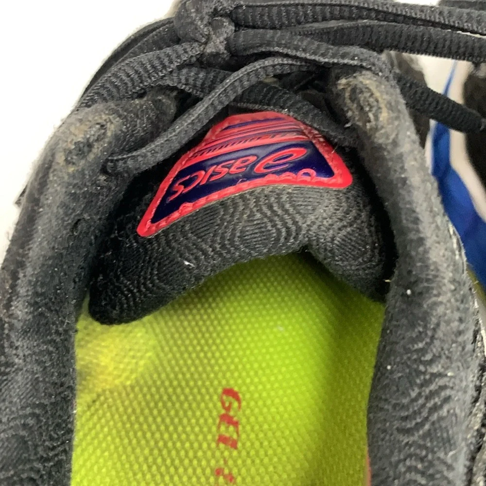 ASICS Black and Blue Athletic Shoes GEL Nimbus 15 FluidFit - Picture 5 of 15